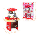 Kid Children Kitchen Pretend Play Cooking Set Toys Toddlers Home Dinner Cookware