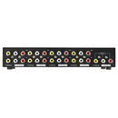 8 In 1 Out Splitter Composite 3RCA AV Video Audio Switch Switcher Box Selector