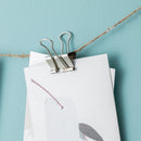 Jordan&Judy YD0018 Metal Binder Clips Long Tail Clips Paper Clips 15Pcs/Box L Size 30Pcs/Box S Size Spring Clips Paper Filing Grip Clamps Office Stationery Binding Supplies