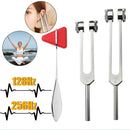 128Hz 256Hz Tuning Fork percussion hammer Set Medical Surgical Physical Diagnostic Instrument Kit