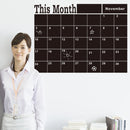 Blackboard Wall Stickers This Month Schedule Timetable DIY Calendar Wall Decal Home Decor