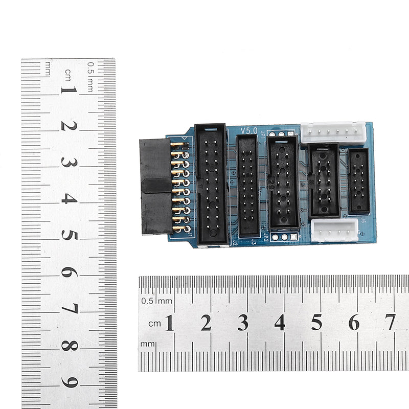 10pcs Multi-Function Switching Board Adapter Support J-LINK V8 V9 ULINK 2 ST-LINK Emulator STM32