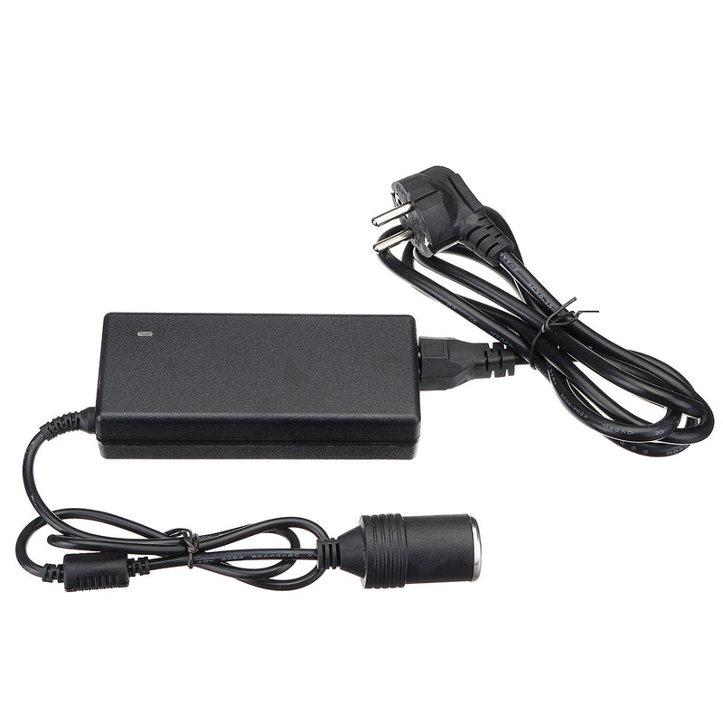 DC 100V~250V to AC 12V 8A Power Supply Adapter 96W Ci-garette Socket