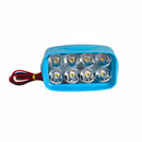 CNSUNNYLIGHT 3colors in One Lamp LED Motorcycle Fog Lights DRL Switch Car/Pickup/Bike/4x4 Work Headlights Daytime Running Light