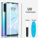 Bakeey UV Liquid Full Glue Cover Clear Curved Anti-Explosion Soft Tempered Glass Screen Protector For Huawei P30 PRO