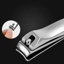 Y.F.M Stainless Steel Nail Clipper Fingernail Cutter Anti Splash Manicure Tool with Nail File