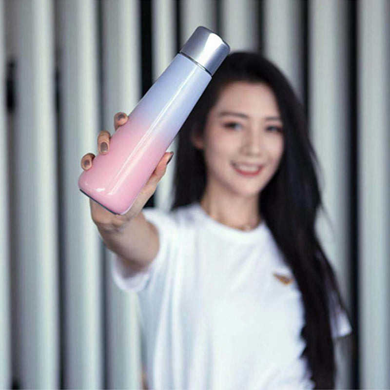 400ml Stainless Steel  Smart Bottle Intelligent Water CupLCD Touch Screen IP67 Vacuum Cup