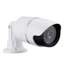 Dummy Simulation Surveillance Camera System Security CCTV Dome Indoor Outdoor with1 LED Light