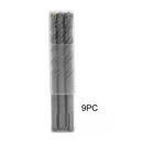 Drillpro 9Pcs Carbide Tipped Cross Head 5-16mm Electric Hammer SDS Shank Drill Bit Set Concrete Masonry Drill Bits