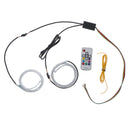 2Pcs 60CM RGB Slim Flexible LED Turn Signal Strip Lights 42LED Car Van Trunk Tail Light