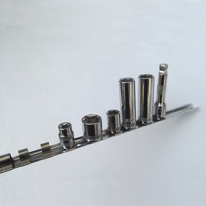1/2 Inch Mountable Socket Organizer Rail Holder Stainless Steel Clips Tools