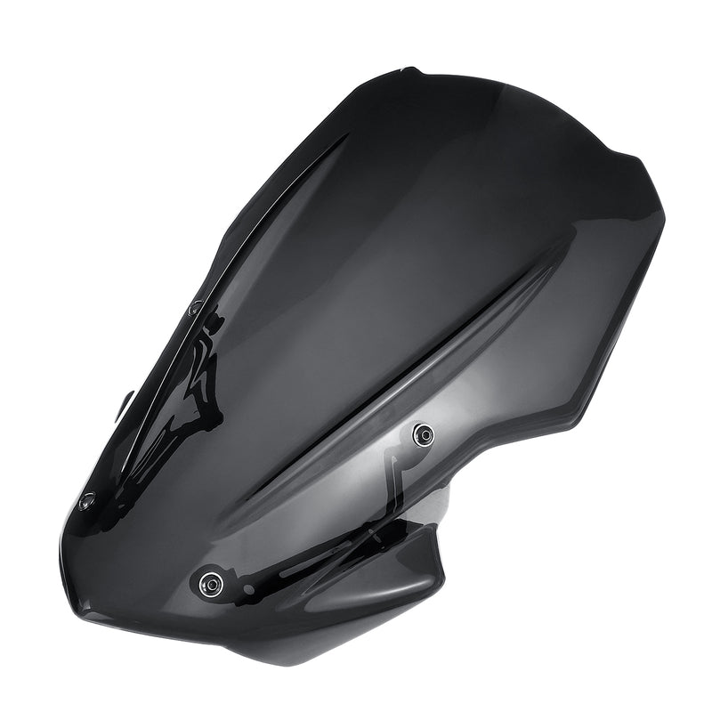 Windshield Windscreen Air Deflector Black With Bracket For Kawasaki Z900 2017-2018