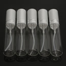 5Pcs Mini Refillable Transparent Empty Perfume Bottle Glass Spray Atomiser Travel