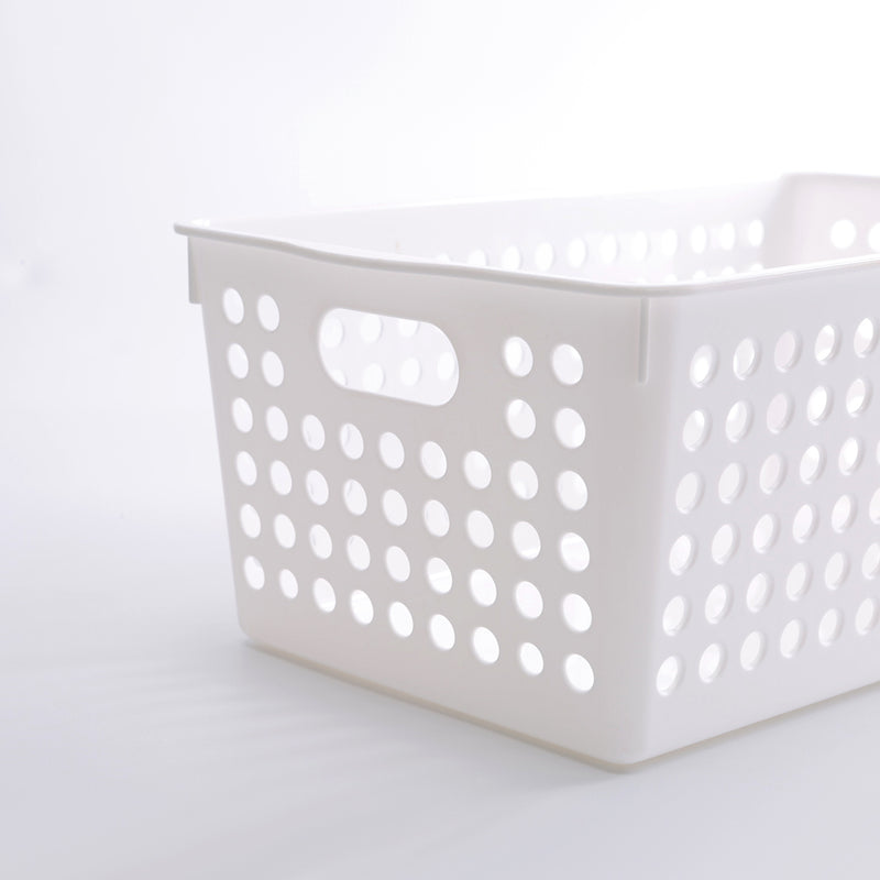 Xiaomi QUANGE 2 Pcs/pack Desktop Storage Basket Kitchen Plastic Hollow Basket Storage Box Bathroom Cosmetic Storage Organizer Holder
