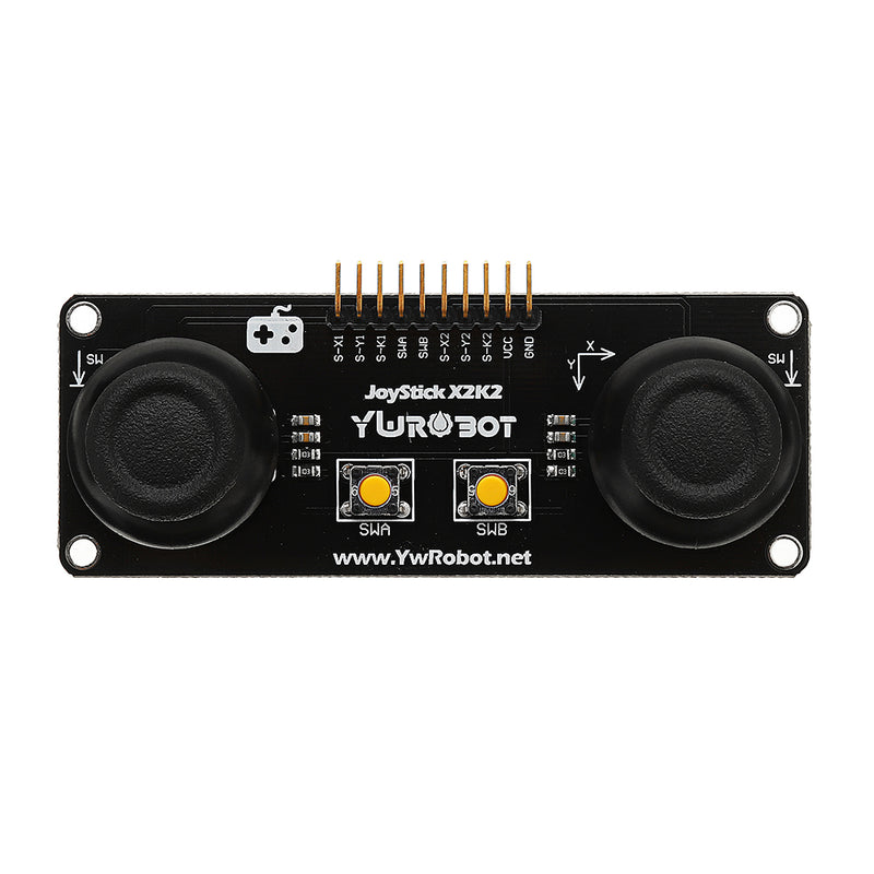 YwRobot JoyStick 2 Channel PS2 Game Rocker Push Button Module Electronic Blocking