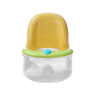Baby Bath Tub Ring Seat Infant Layback 2 Position Open-type Guardrail Safe Shower Chair