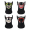 Cool Light Halloween LED Mask Cool Light Up Cosplay Party Flashing Luminous Ghost Skull Hot
