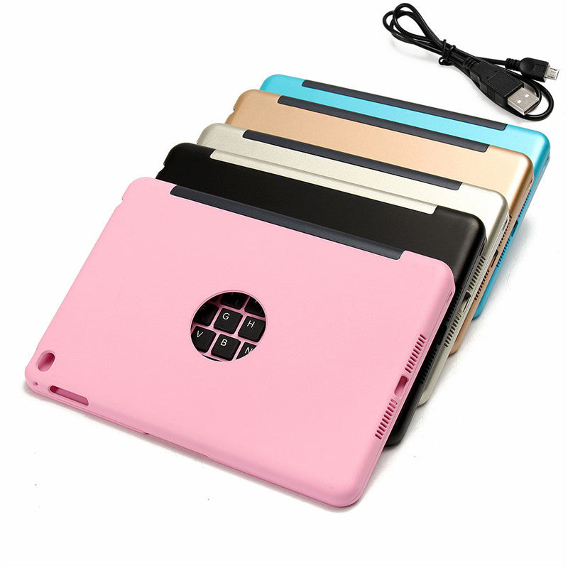 For Apple iPad Mini 4 Folio Rechargeable Wireless bluetooth Keyboard Smart Case Cover