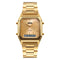 SKMEI 1220 Alloy Case 30M Waterproof Luminous Business Classic Quartz Digital Dual Display Watch
