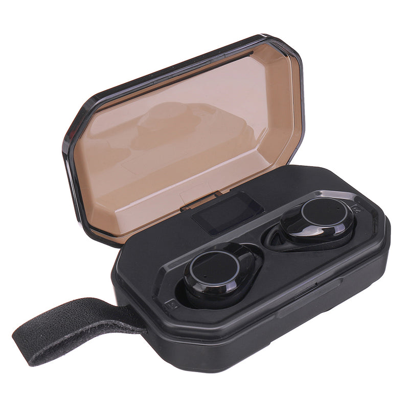 TWS bluetooth 5.0 Wireless Headset Headphone 4000mAh Digital Display IPX7 Waterproof Earphone with Charging Box