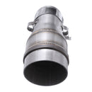 51mm To 35mm Motorcycle Stainless Exhaust Muffler Pipe Adapter Connector Polished 2''