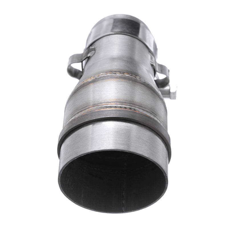 51mm To 35mm Motorcycle Stainless Exhaust Muffler Pipe Adapter Connector Polished 2''