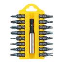 BROPPE 17 In 1 Screwdriver Bit Set Alloy Steel 1/4 Inch Hex Shank Screwdriver