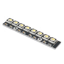 3Pcs Straight Board 8x 5050 RGBW Cool White LED 6000K Display With Integrated Drivers Module