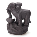 Ceramic Incense Burner Backflow Cone Waterfall Smoke Censer Holder Elephant Gift Decorations