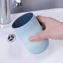 A374 2PCS Household Bathroom Plastic Gargel Cup Water Cups  Washing Tooth Mug Bathroom Set