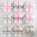 3 in 1 Home Wall-Mounted Shoes Shelf Racks Slippers Shoes Holder Shoes Storage Rack Shoes Organizer