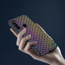 For Xiaomi Redmi Note 8 Case NILLKIN Luxury Luster Twinkle Shield Woven Polyester + PU Leather Hard Back Protective Case
