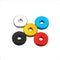 10Pcs M6 Manual Knurled Thumb Aluminum Alloy Screw Nut Spacer Flat Washer