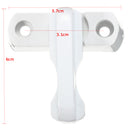 Plastic White Crescent Window Casement Sash Lock Lever Handle Latch Fastener