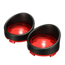 Turn Signal Bezels Lens Cover Visor Style Ring For Harley Davidson 3-Colors