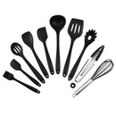 10PCS Silicone Kitchen Utensils Heat Resistant Cooking Bake Spoon Tool for BBQ Non-stick Spatula Shovel