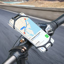 Floveme Bike Bicycle Handlebar Clamp Phone Holder 360 Rotation For 4.0-6.5 Inch Smart Phone iPhone XS Max Samsung Galaxy S10