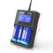 XTAR VC4 Battery USB Charger 4 Slots LCD Display Fast Charge Overheat Protection