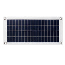 60W 18V High Efficiency Waterproof Solar Panel Charger+Dual USB Vehicle Charger