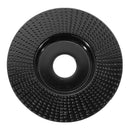 Drillpro 110mm Tungsten Carbide Wood Shaping Disc Carving Disc 22mm Bore Sanding Grinder Wheel for 115 125 Angle Grinder