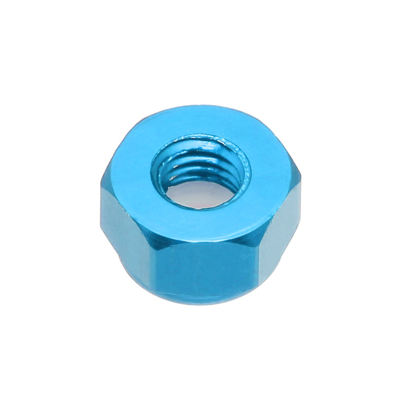 Suleve M3AN1 10Pcs M3 Nut Self-locking Nylon Lock Hex Nut Aluminum Alloy Multicolor