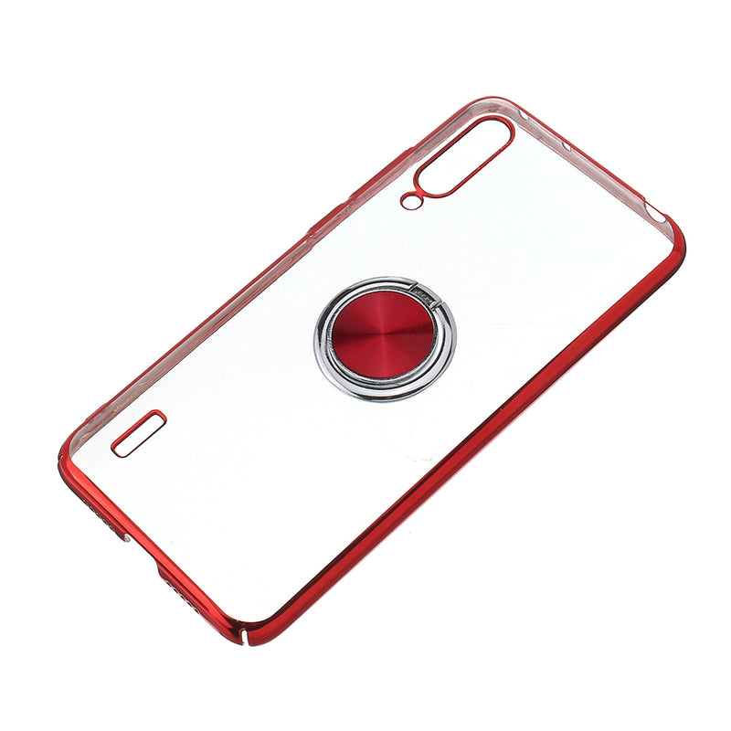 Bakeey Plating Transparent Ultra-thin with Finger Ring Holder Shockproof PC Protective Case for Xiaomi Mi9 Mi 9 Lite / Xiaomi Mi CC9