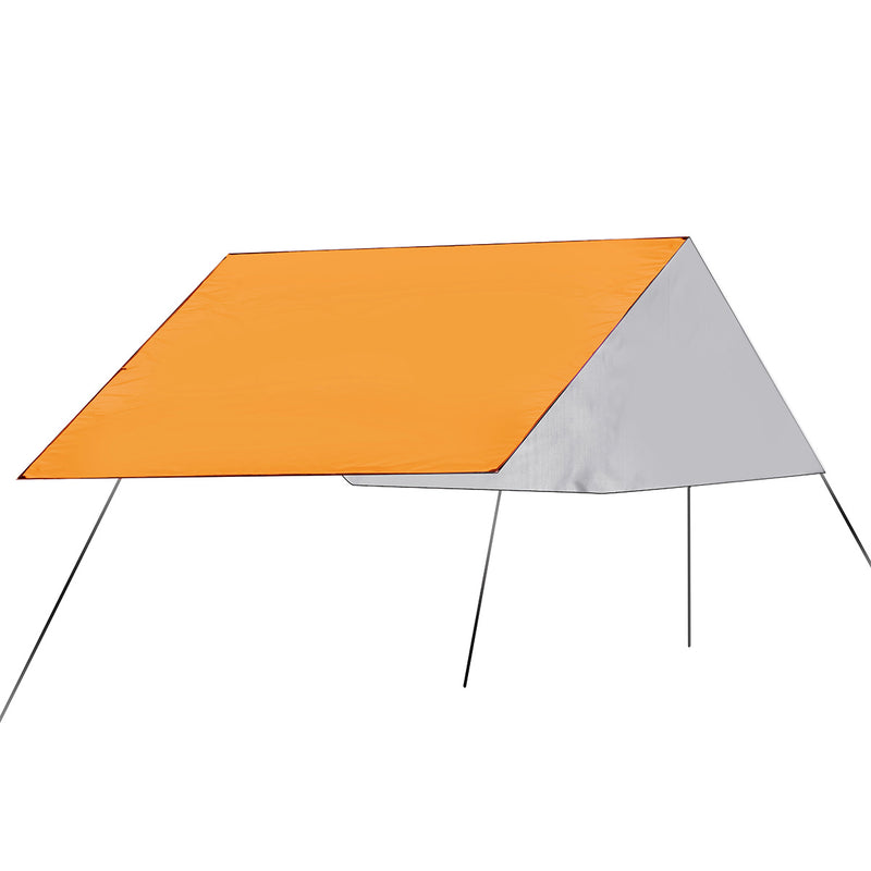 210x150cm Camping Picnic Pad Anit-UV Tent Tarp Rain Sunshade Hammock Shelter