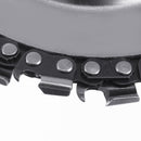 4 Inch Grinder Disc with Chain 22 Tooth Fine Cut Chain Wood Carving Disc