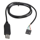 6Pin FTDI FT232RL USB To Serial Adapter Module USB TO TTL RS232  Cable