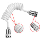 ABS Spring Type Retractable Flexible Hose For Shower Head