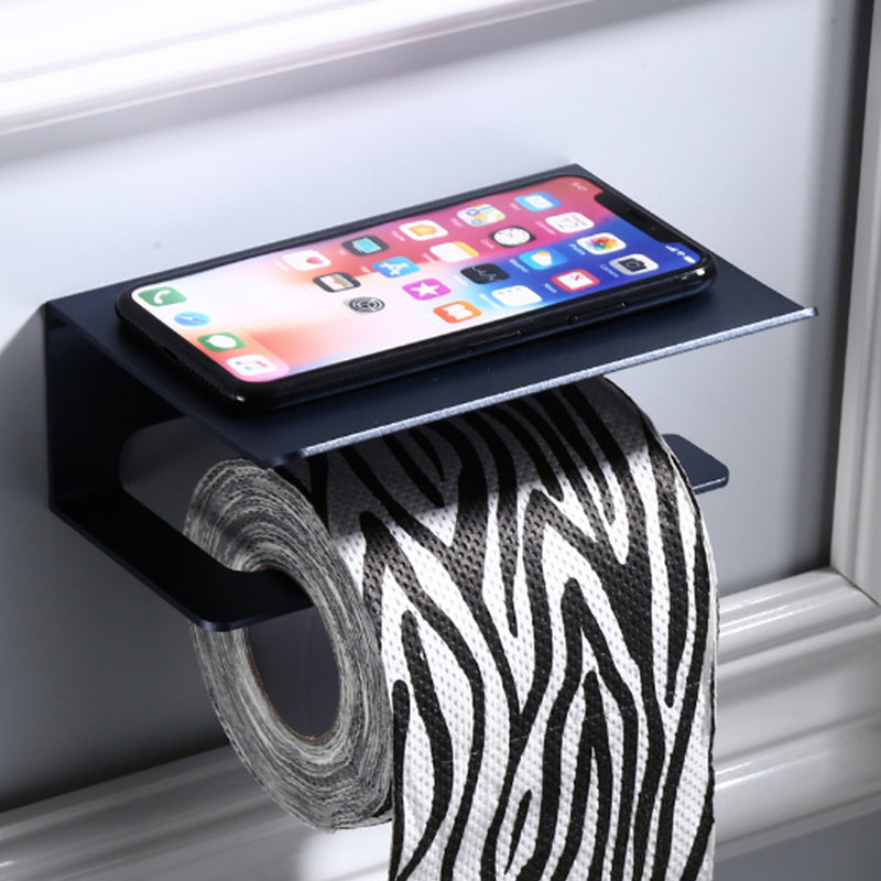 Wall Mounted Toilet Roll Tissue Paper Shelf Holder Bathroom Accessory