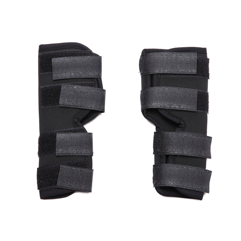 Dog Rear Hock Braces Canine Hind Hock Joint Sleeves with Safety Gear Reflective Straps