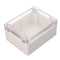 Plastic Waterproof Electronic Project Box Clear Cover Electronic Project Case 115*90*55mm