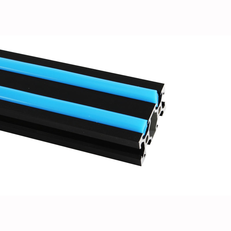 2Pcs Black/Blue 1M Aluminum Profile V-Slot Cover Panel Holder for CNC C-Beam Machine 3D Printer